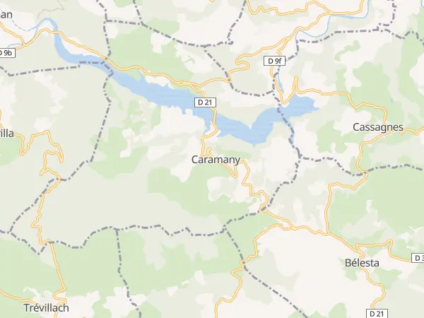 Plan de Caramany