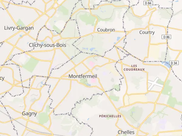 Plan de Montfermeil