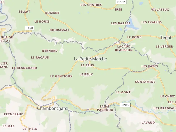 Plan de La Petite-Marche