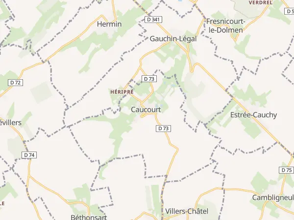 Plan de Caucourt