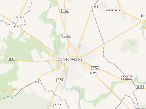 Plan de Dun-sur-Auron