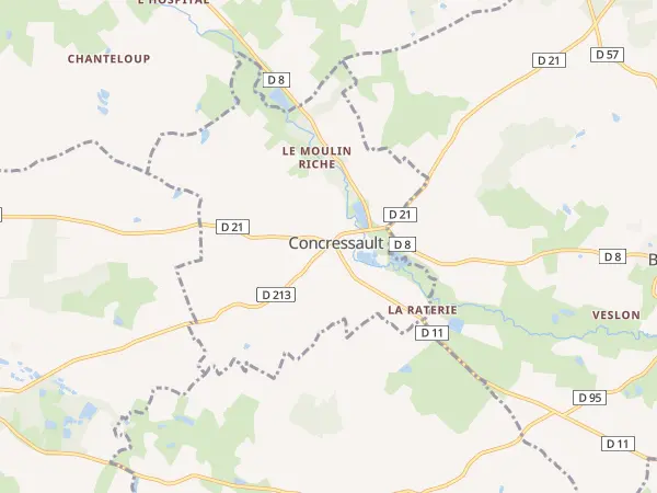 Plan de Concressault