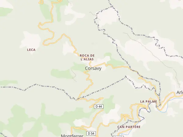Plan de Corsavy