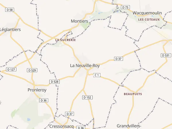 Plan de La Neuville-Roy