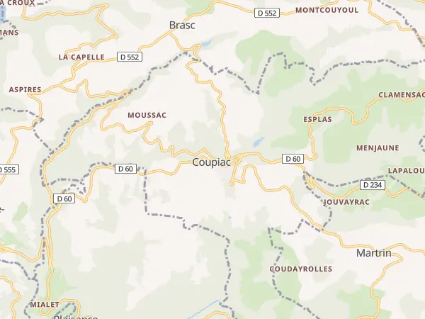 Plan de Coupiac