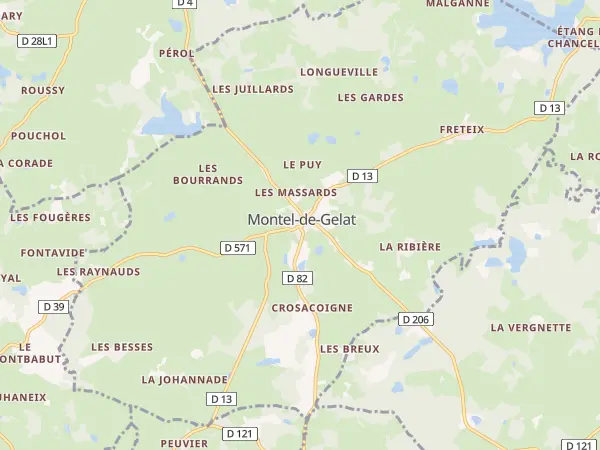 Plan de Montel-de-Gelat