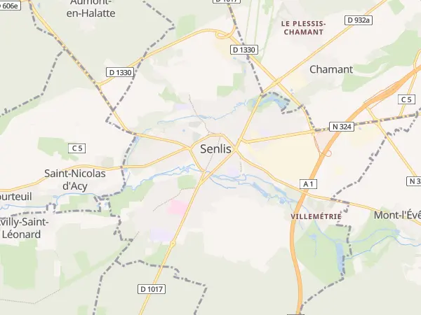 Plan de Senlis