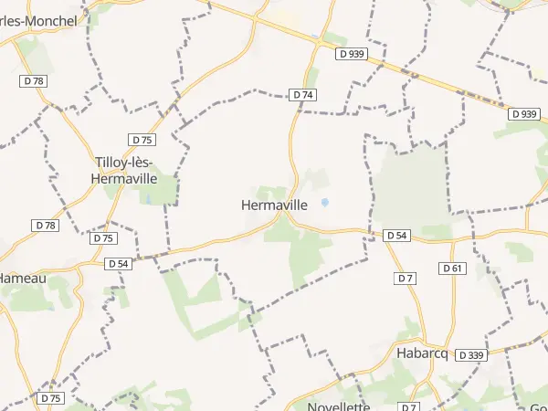 Plan de Hermaville