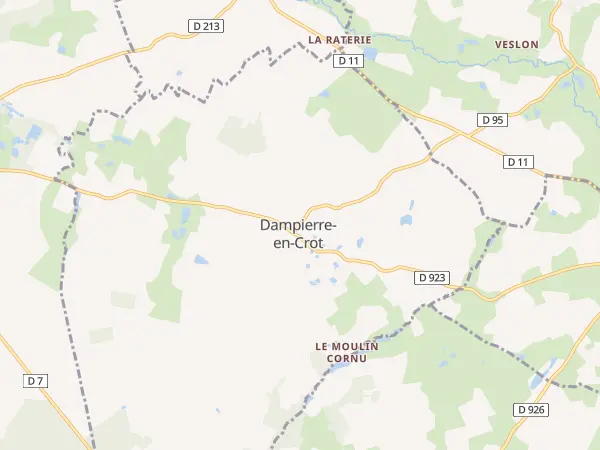 Plan de Dampierre-en-Crot