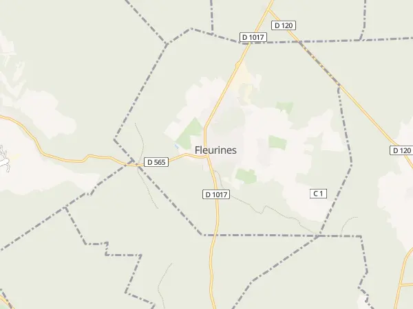 Plan de Fleurines