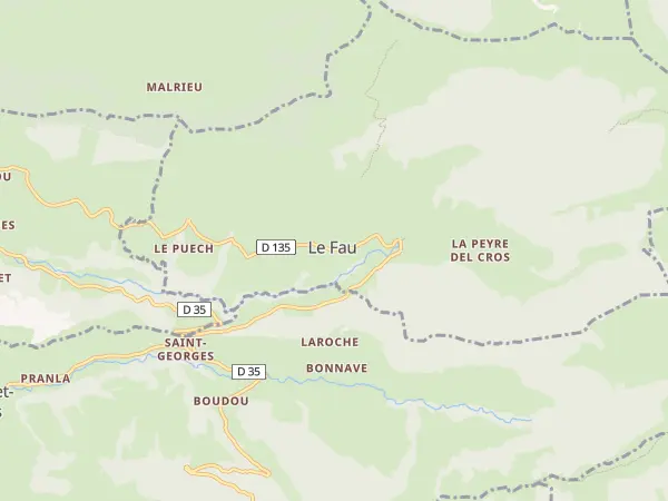 Plan du Fau