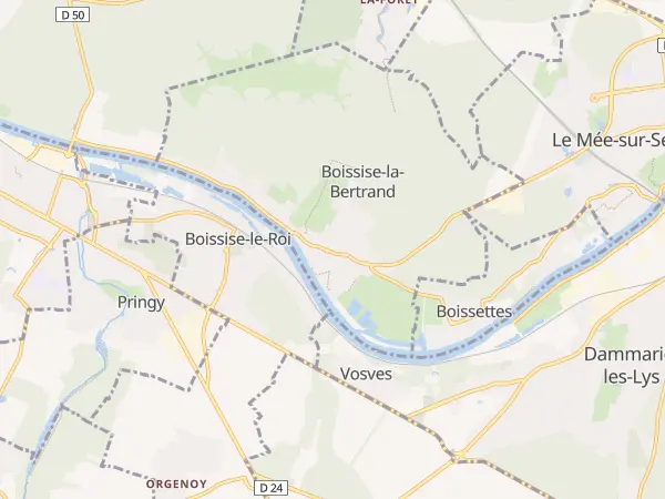 Plan de Boissise-la-Bertrand