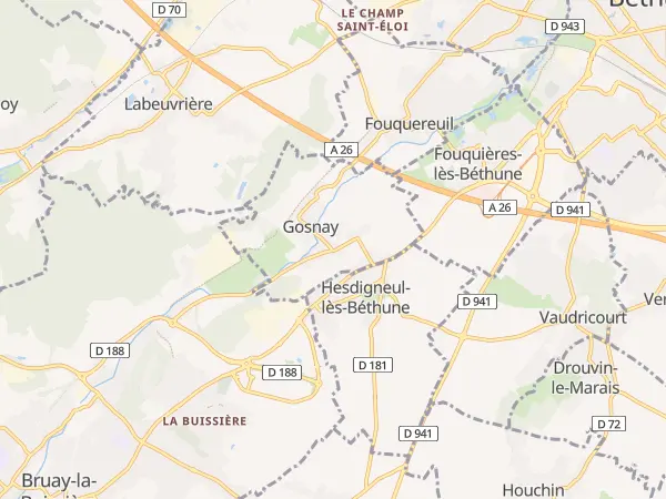 Plan de Gosnay