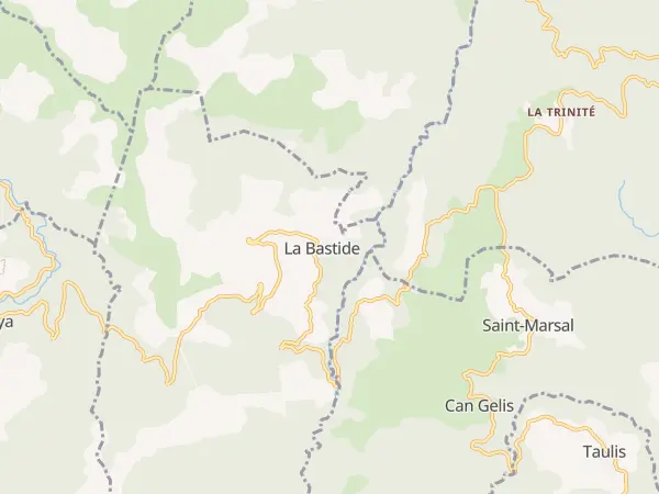 Plan de La Bastide