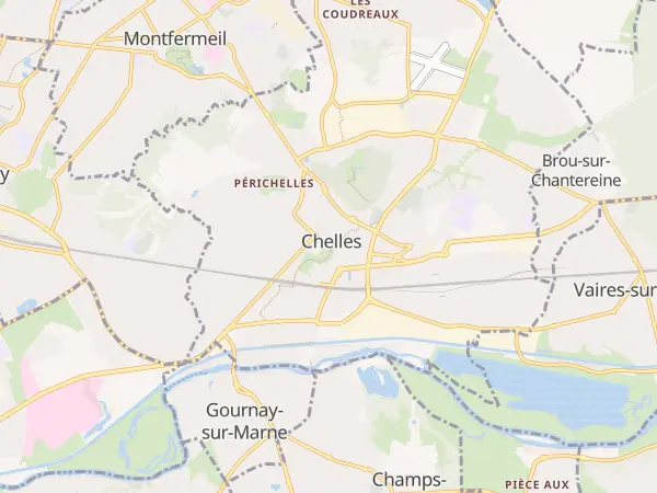 Plan de Chelles