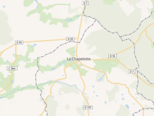 Plan de La Chapelotte