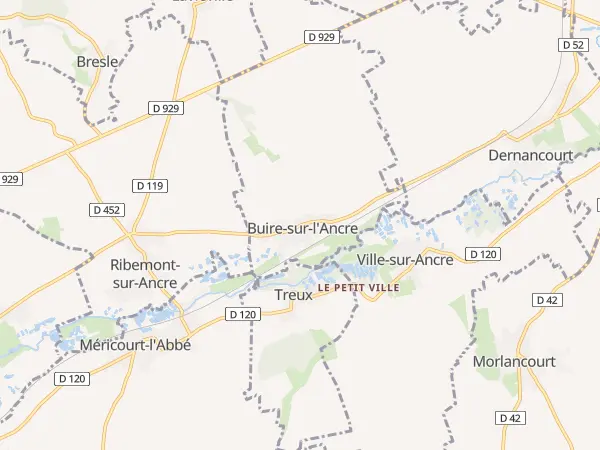 Plan de Buire-sur-l’Ancre