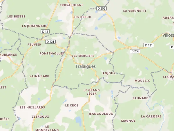 Plan de Tralaigues