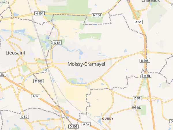 Plan de Moissy-Cramayel