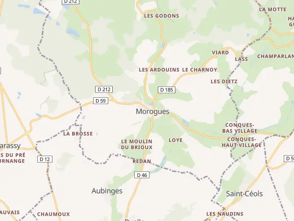 Plan de Morogues