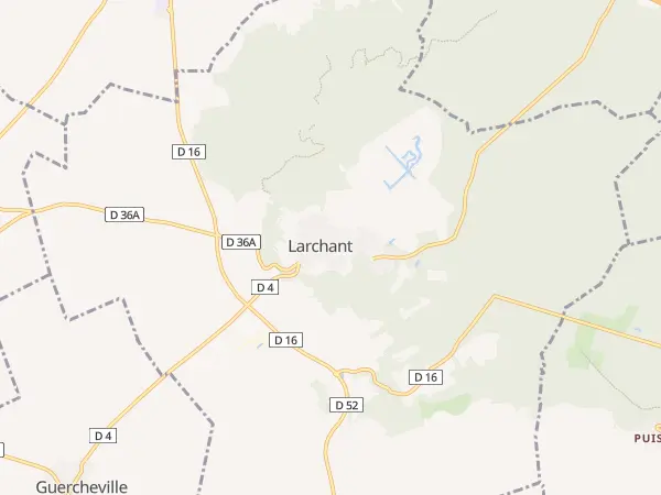 Plan de Larchant