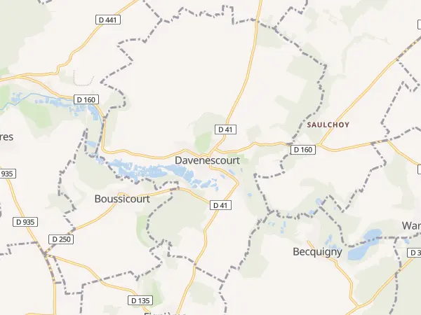 Plan de Davenescourt
