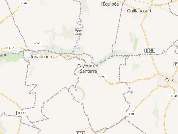 Plan de Cayeux-en-Santerre