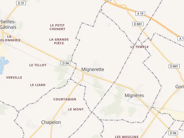 Plan de Mignerette