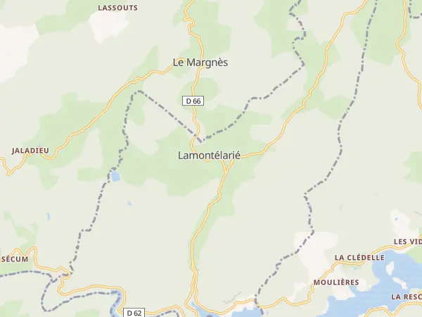 Plan de Lamontélarié