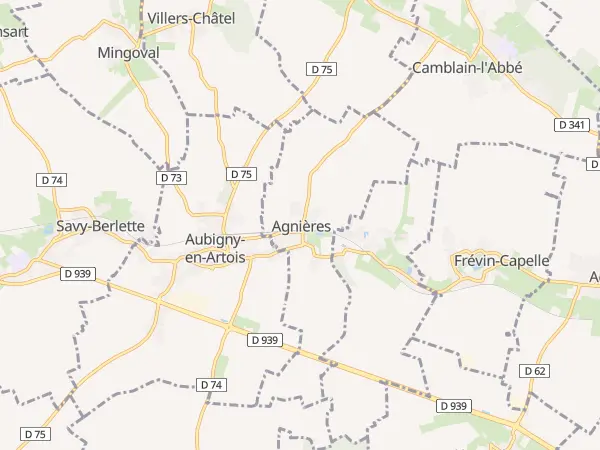 Plan de Agnières