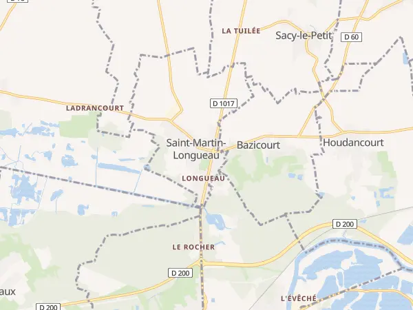 Plan de Saint-Martin-Longueau