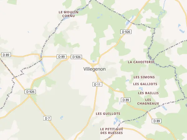 Plan de Villegenon