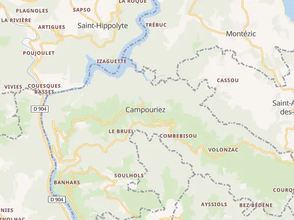 Plan de Campouriez
