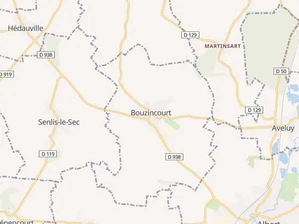 Plan de Bouzincourt