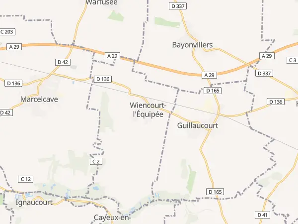 Plan de Wiencourt-l’Équipée