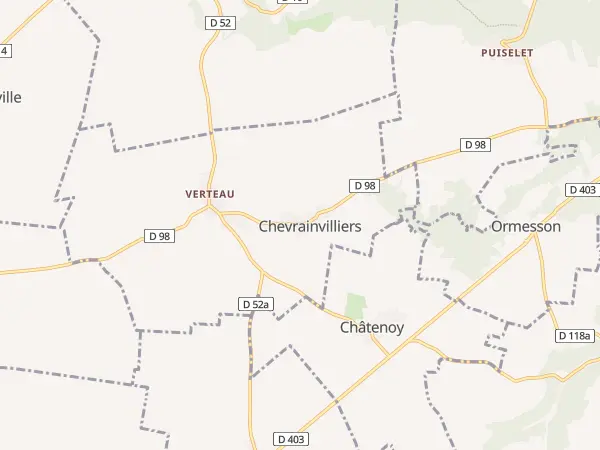 Plan de Chevrainvilliers