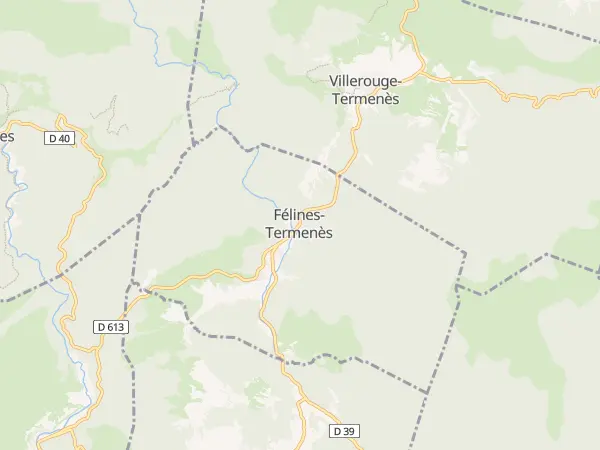 Plan de Félines-Termenès