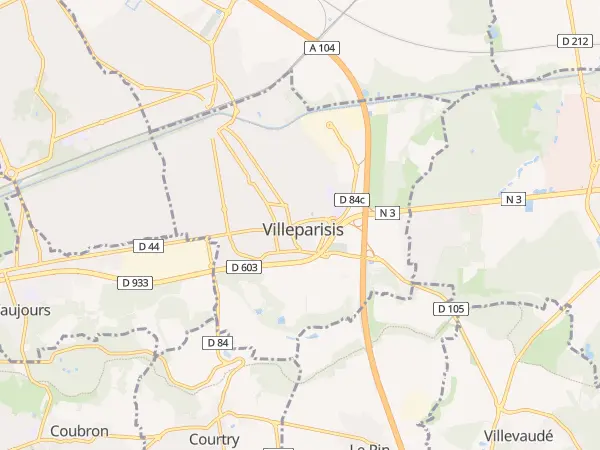 Plan de Villeparisis