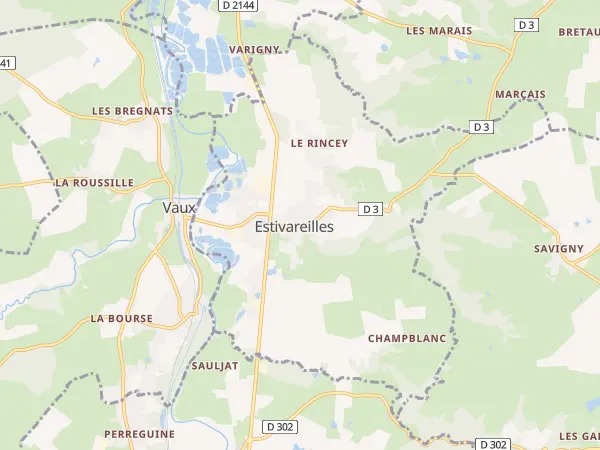 Plan de Estivareilles