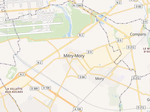 Plan de Mitry-Mory