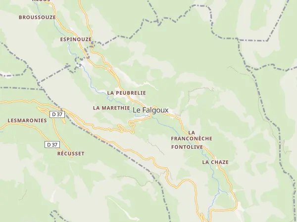 Plan du Falgoux