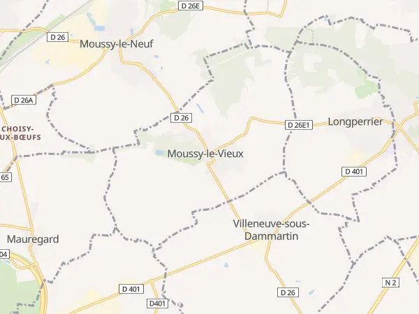 Plan de Moussy-le-Vieux