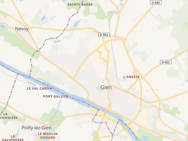 Plan de Gien