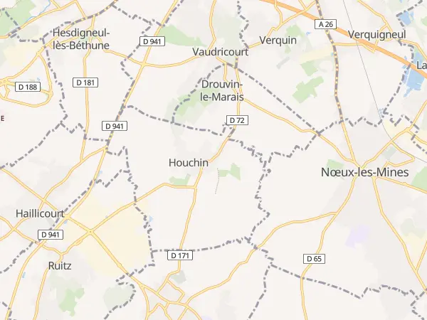 Plan de Houchin