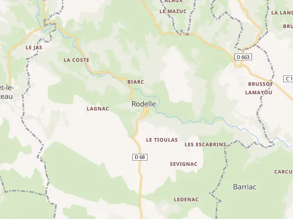 Plan de Rodelle