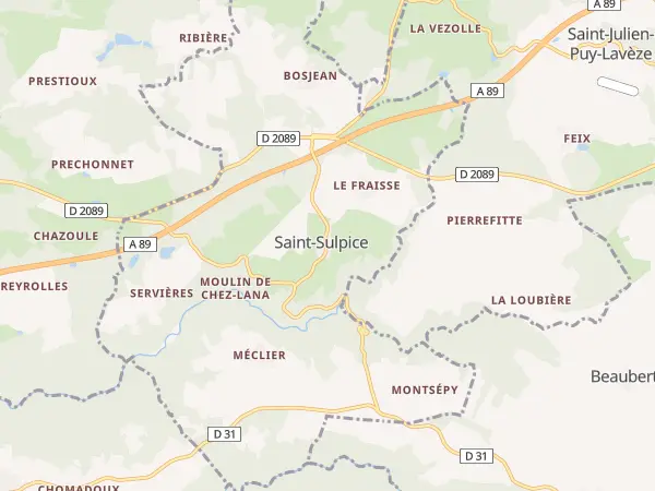 Plan de Saint-Sulpice