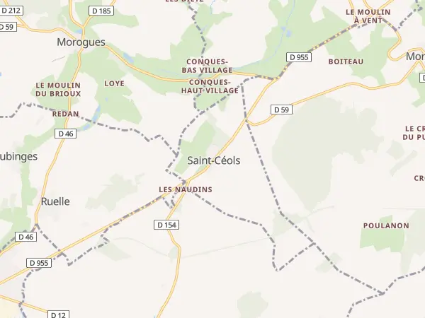 Plan de Saint-Céols