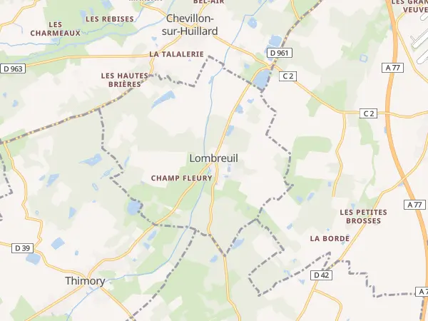 Plan de Lombreuil