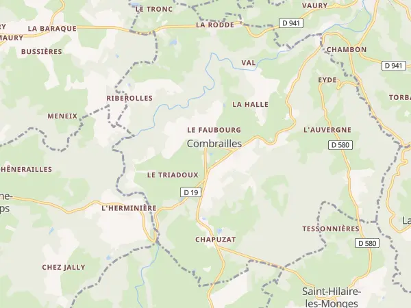 Plan de Combrailles