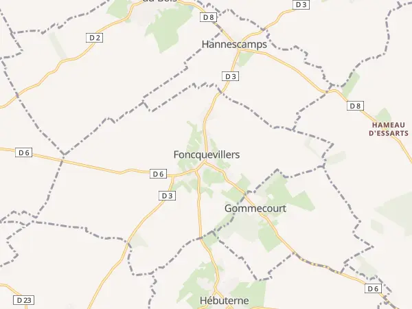 Plan de Foncquevillers